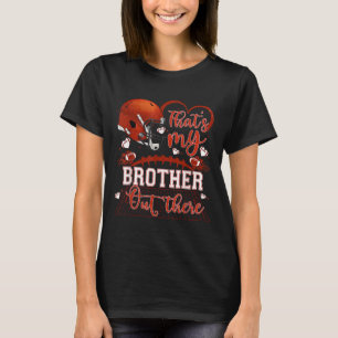 T-shirt C'est mon frère là-bas Funny Football Sœur 