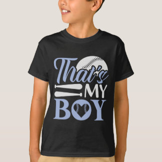 T-shirt C'est Mon Garçon Maman Papa Fan Sports Jour de Mat