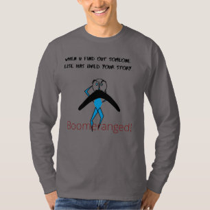 T-shirt 'C'est mon histoire' Long manches Boomeranged