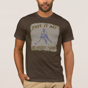 T-SHIRT C'EST MON HOCKEY SUR GLACE T=SHIRT