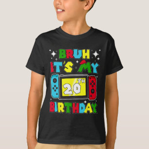 T-shirt C'est mon jeu vidéo d'anniversaire 20 ans 20 ans