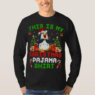 T-shirt C'Est Mon Jour De Noël Empereur Penguin Christ