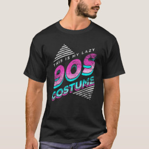 T-shirt C'est mon lazy 90s Costume Party 1990s Retro Neuf