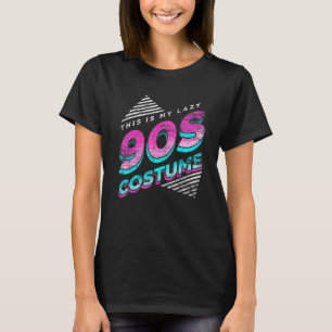 T-shirt C'est mon lazy 90s Costume Party 1990s Retro Neuf