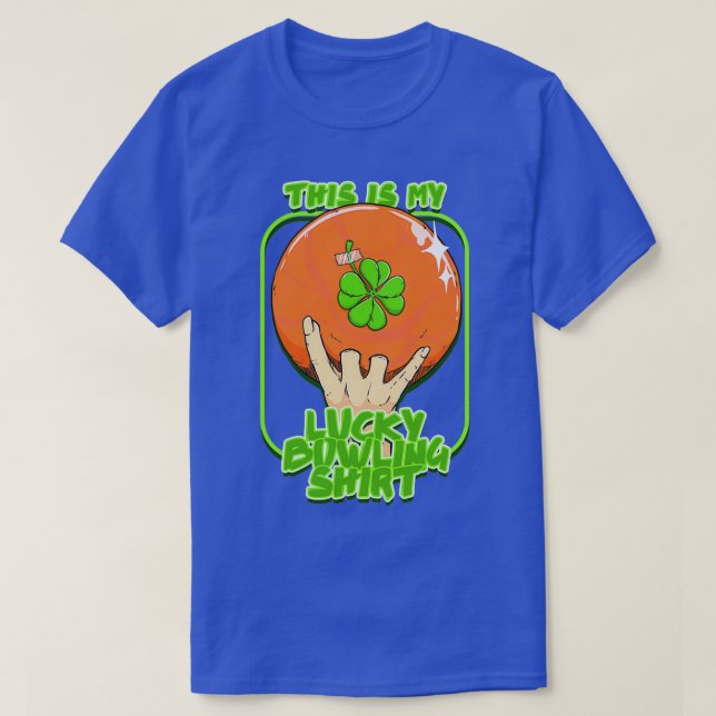 T-shirt C'Est Mon Lucky Bowling Bowling Les Amateurs De Sp (Design devant)