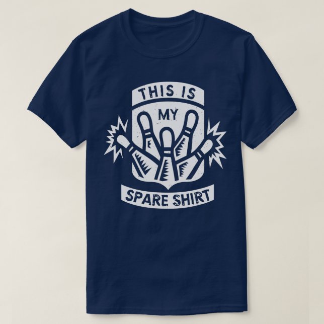 T-shirt C'Est Mon Motif De Secours Un Bowling T (Design devant)