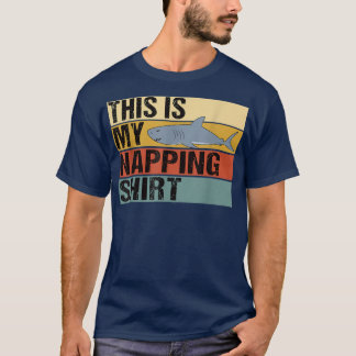 T-shirt C'Est Mon Napping Funny Shark Dormir