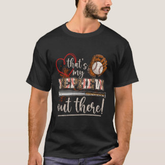 T-shirt C'Est Mon Nephew Là-Bas Tante De Baseball Tante Mo