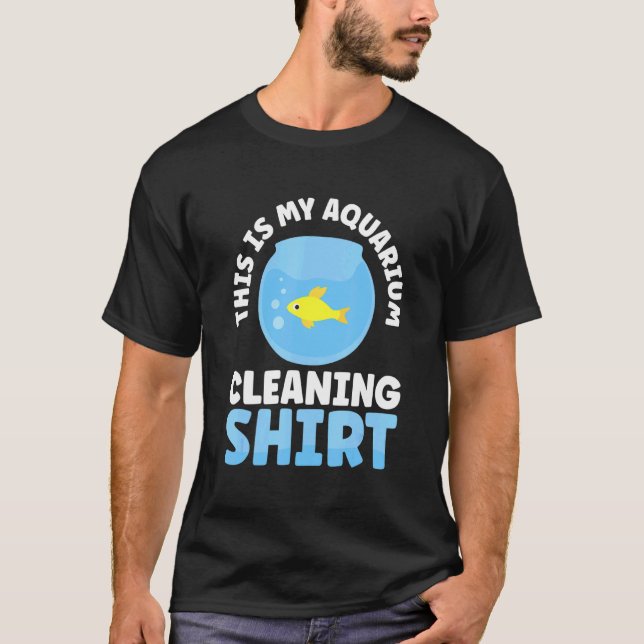 T-shirt C'Est Mon Nettoyage Aquarium (Devant)