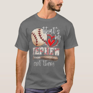 T-shirt C'est mon neveu dehors baseball tante tata fete de