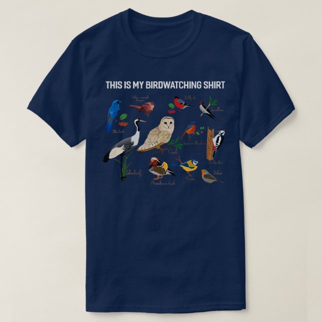T-shirt C'Est Mon Oiseau Observateur (Design devant)