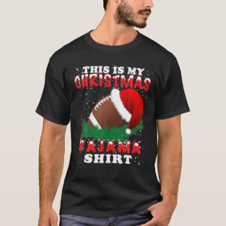 T-shirt C'Est Mon Pajama De Noël Football