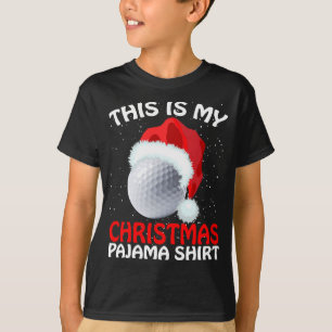 T-shirt C'Est Mon Pajama De Noël Golf- Golf Noël