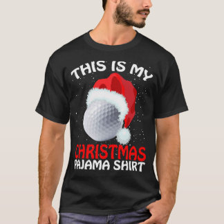 T-shirt C'Est Mon Pajama De Noël Golf- Golf Noël