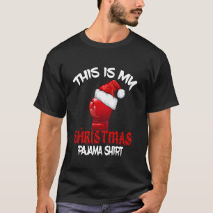 T-shirt C'Est Mon Pajama De Noël Mixed martial art De Boxe
