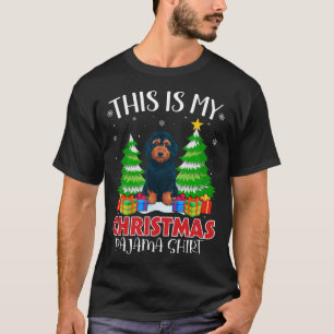 T-shirt C'Est Mon Pajama Labradoodle Chien De Noël Xmas P