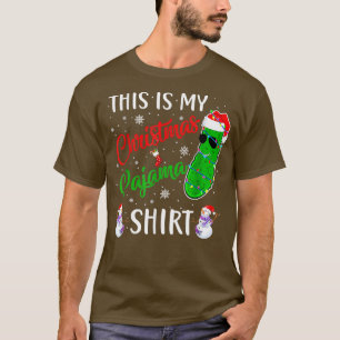 T-shirt C'Est Mon Pajama Pajama Père Noël Xmas Holi