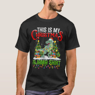 T-shirt C'Est Mon Pajama Spinosaurus De Noël