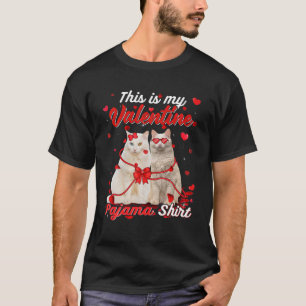 T-shirt C'Est Mon Pajama Valentin Chat Angora Turc
