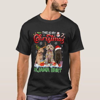 T-shirt C'Est Mon Pajamas Labradoodle Chiens Lover Christm