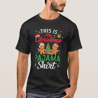 T-shirt C'Est Mon Pâte De Noël En Pjama Sant