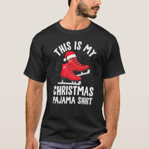 T-shirt C'Est Mon Patinage De Noël Amusant Snow Sports