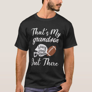T-shirt C'est mon petit-fils là-bas Football Grandma Quot