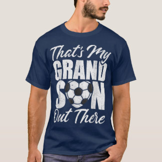 T-shirt C'est mon petit-fils là-bas, grand-mère au coeur d