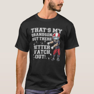 T-shirt C'est mon petit-fils là-bas Grand-mère de football