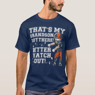 T-shirt C'Est Mon Petit-Fils Là-Bas, Grand-Père De Footbal