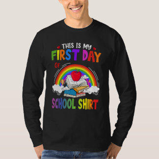 T-shirt C'Est Mon Premier Jour D'École De Retour À L'École
