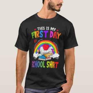 T-shirt C'Est Mon Premier Jour D'École De Retour À L'École