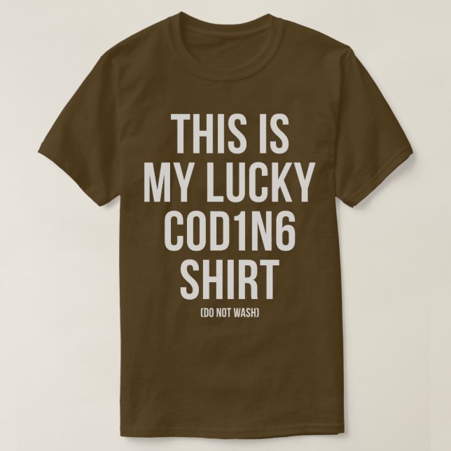 T-shirt C'est mon programme de programmation de chemise de (Design devant)