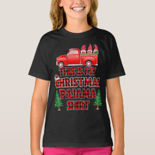 T-shirt C'Est Mon Pyjama Chemise Noël Gnomes