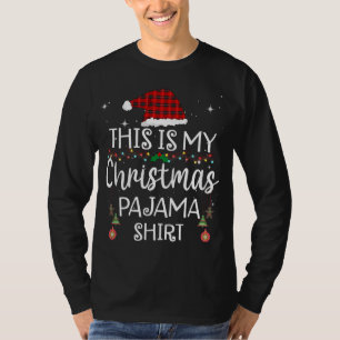 T-shirt C'Est Mon Pyjama De Noël Casquette De Noël