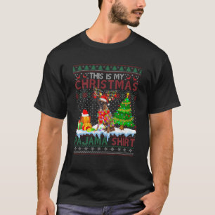 T-shirt C'Est Mon Pyjama De Noël Drôle Boxer Xmas Vilain