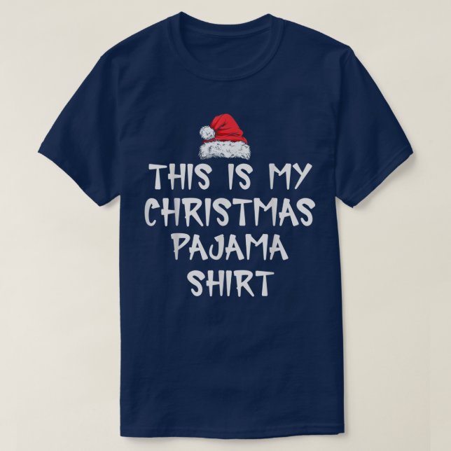 T-shirt C'Est Mon Pyjama De Noël Drôle Joyeux Chri (Design devant)
