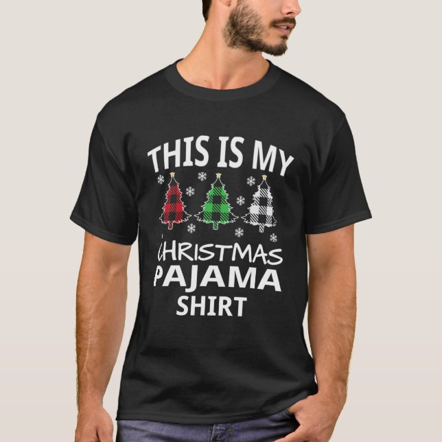 T-shirt C'Est Mon Pyjama De Noël Drôle Noël (Devant)