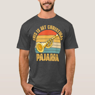 T-shirt C'Est Mon Pyjama De Noël Drôle Trumpe De Noël