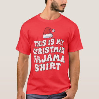 T-shirt C'Est Mon Pyjama De Noël Joyeux Famille De Noël