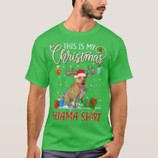 T-shirt C'est mon pyjama de Noël Pitbull Lig