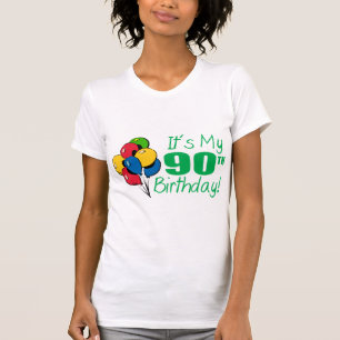 T-shirt C'est mon quatre-vingt-dixième anniversaire (les