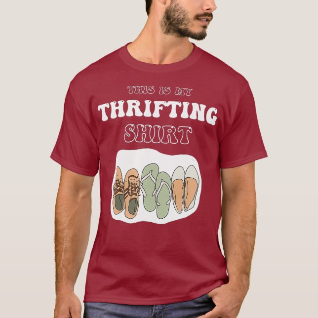 T-shirt C'Est Mon Style Amusant Épousant Deuxième Main Sty (Devant)