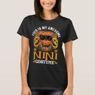 T-shirt C'Est Mon Super Costume Nini Drôle Halloween