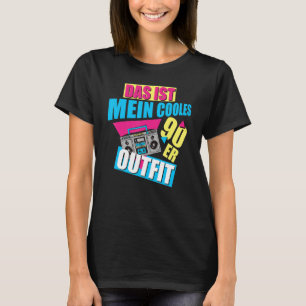 T-shirt C'est mon tenue cool des années 90 vintage rétro f