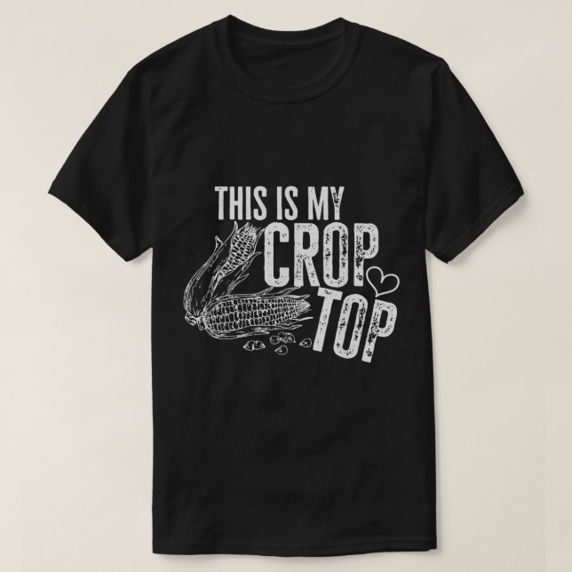 T-shirt C'Est Mon Top Cultures Amoureux De Maïs Drôle (Design devant)