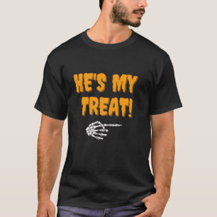 T-shirt C'est mon traitement Squelette main drôle Hallowee