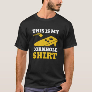 T-shirt C'est mon trou de Cornhole pour le ventilateur de 