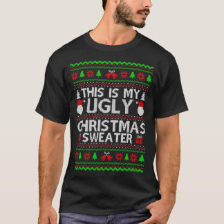 T-shirt C'Est Mon Vilain Chandail De Noël Vilain Noël S