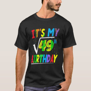 T-shirt C'est My 49th Birthday Mathematics Math Lover 7th 